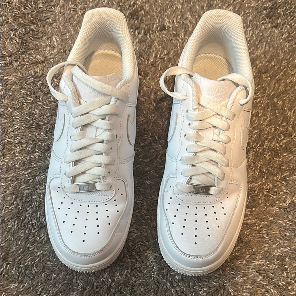 Nike All-White Athletic Shoes